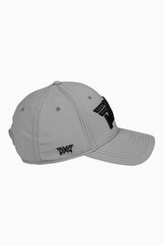 Lightweight Structured Low Crown Curved Bill Cap Gray